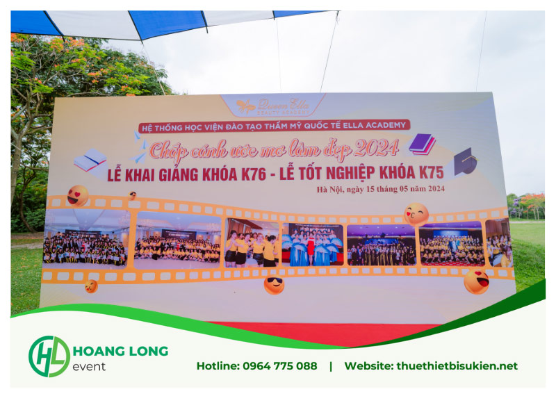 tổ chức lễ bế giảng cần những thiết bị gì 